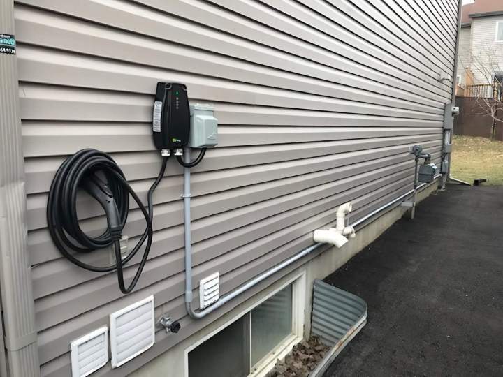 Installation de borne de recharge Outaouais