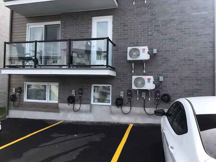 Pose de bornes de recharge Outaouais (Québec)